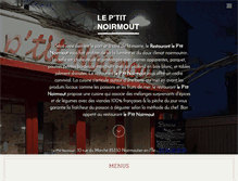 Tablet Screenshot of le-ptit-noirmout.com